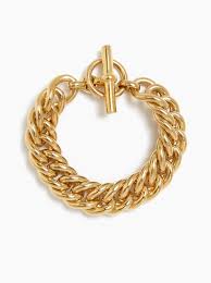 Chunky Gold Curb Chain Bracelet