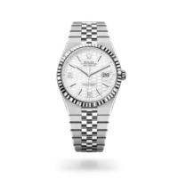 Rolex Land-Dweller in White Rolesor