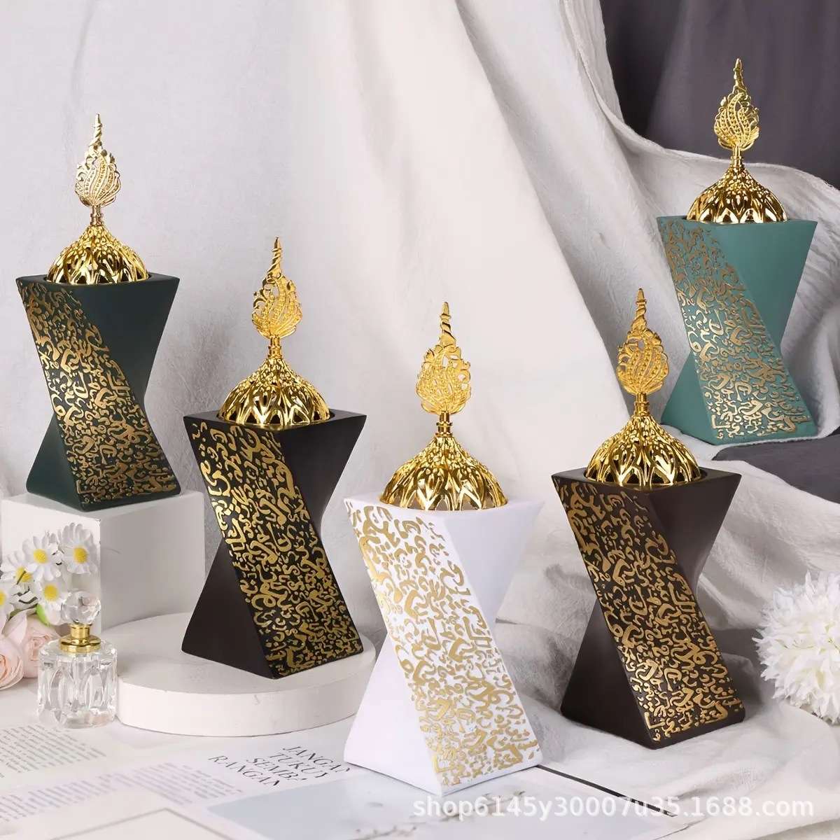 The Calligraphy Muse Mabkhara (Traditional Incense Burner)