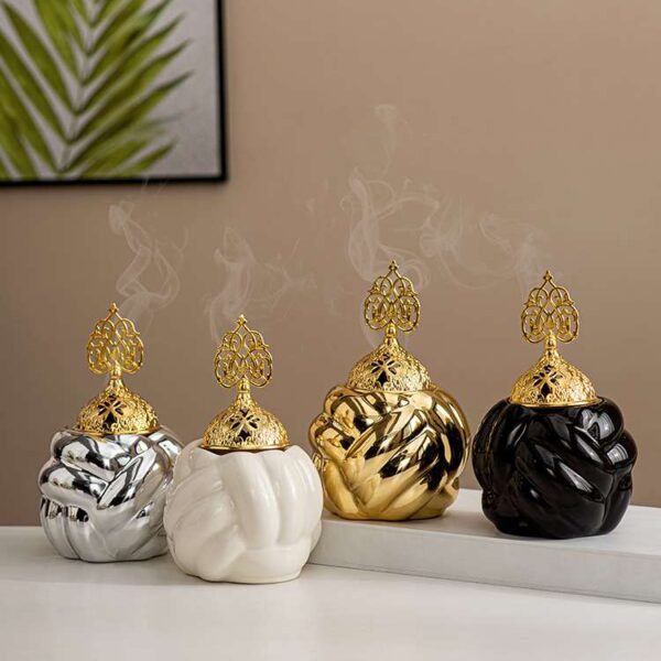 The Sculpted Luxe Mabkhara (Traditional Incense Burner)