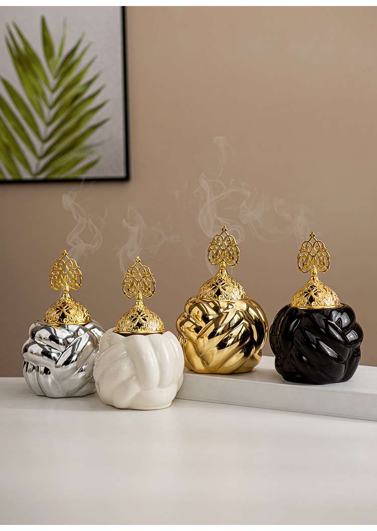 The Sculpted Luxe Mabkhara (Traditional Incense Burner)
