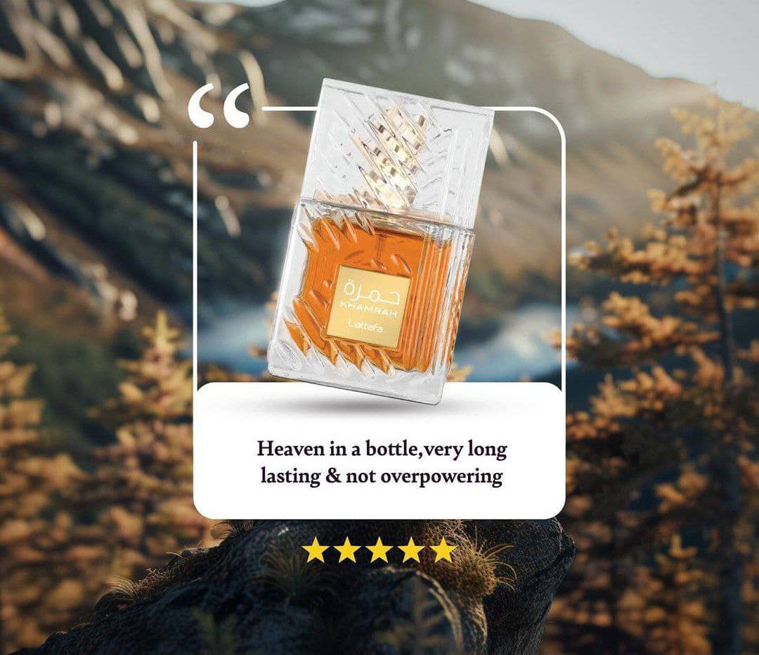 Khamrah (100ml) Eau De Parfum by Lattafa