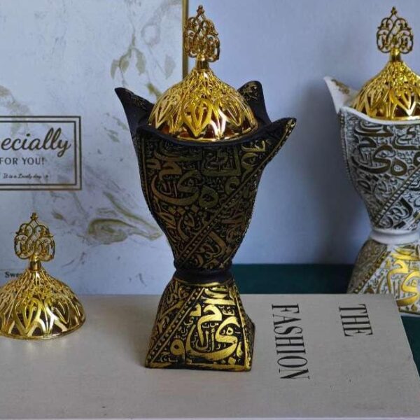 The Calligraphy Masterpiece Mabkhara ( Traditional Incense Burner)