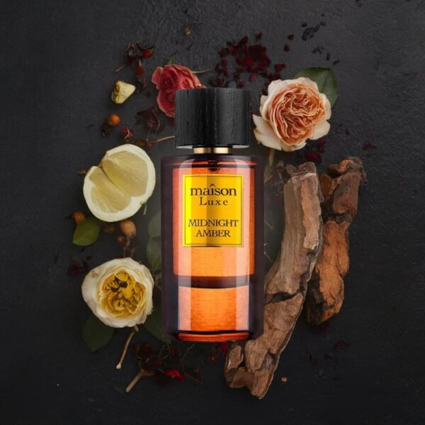 Maîson Luxe Midnight Amber -110ml Parfum by Hamidi (Non-Alcoholic)
