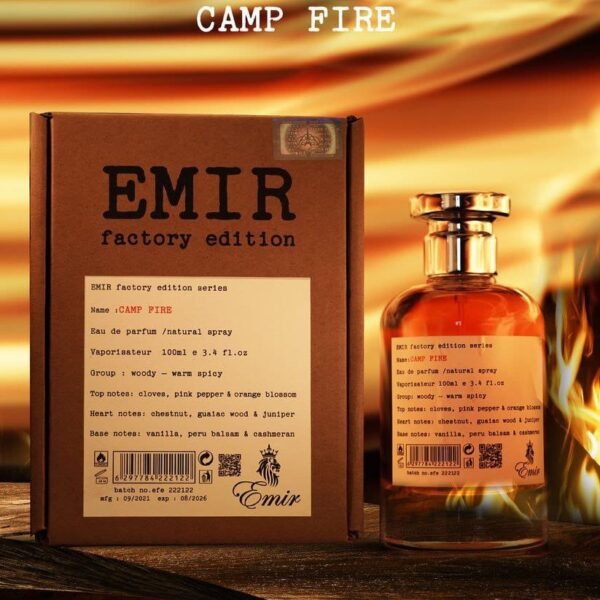 Camp Fire Emir Factory Edition - 100ml EDP by Paris Corner