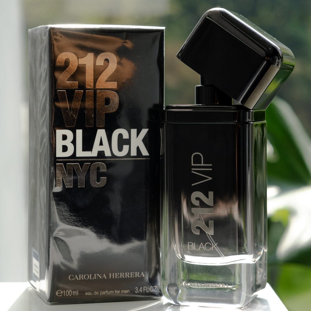 212 VIP Black NYC – 100ml EDP for Men by Carolina Herrera