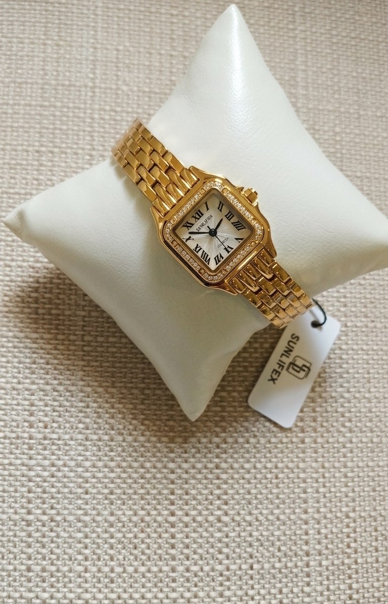 Sunlifex in Yellow-gold & diamond bezels 23mm