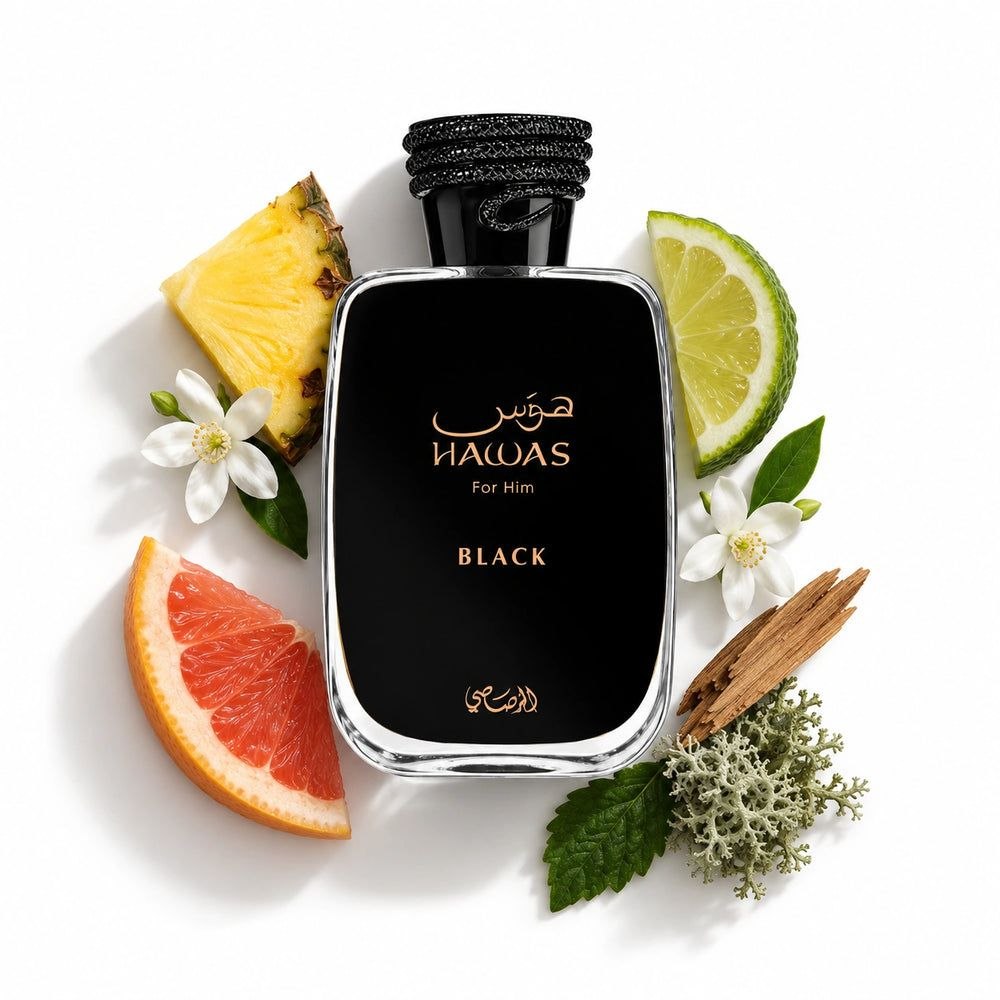 Hawas Black by Rasasi – 100ml EDP For Men